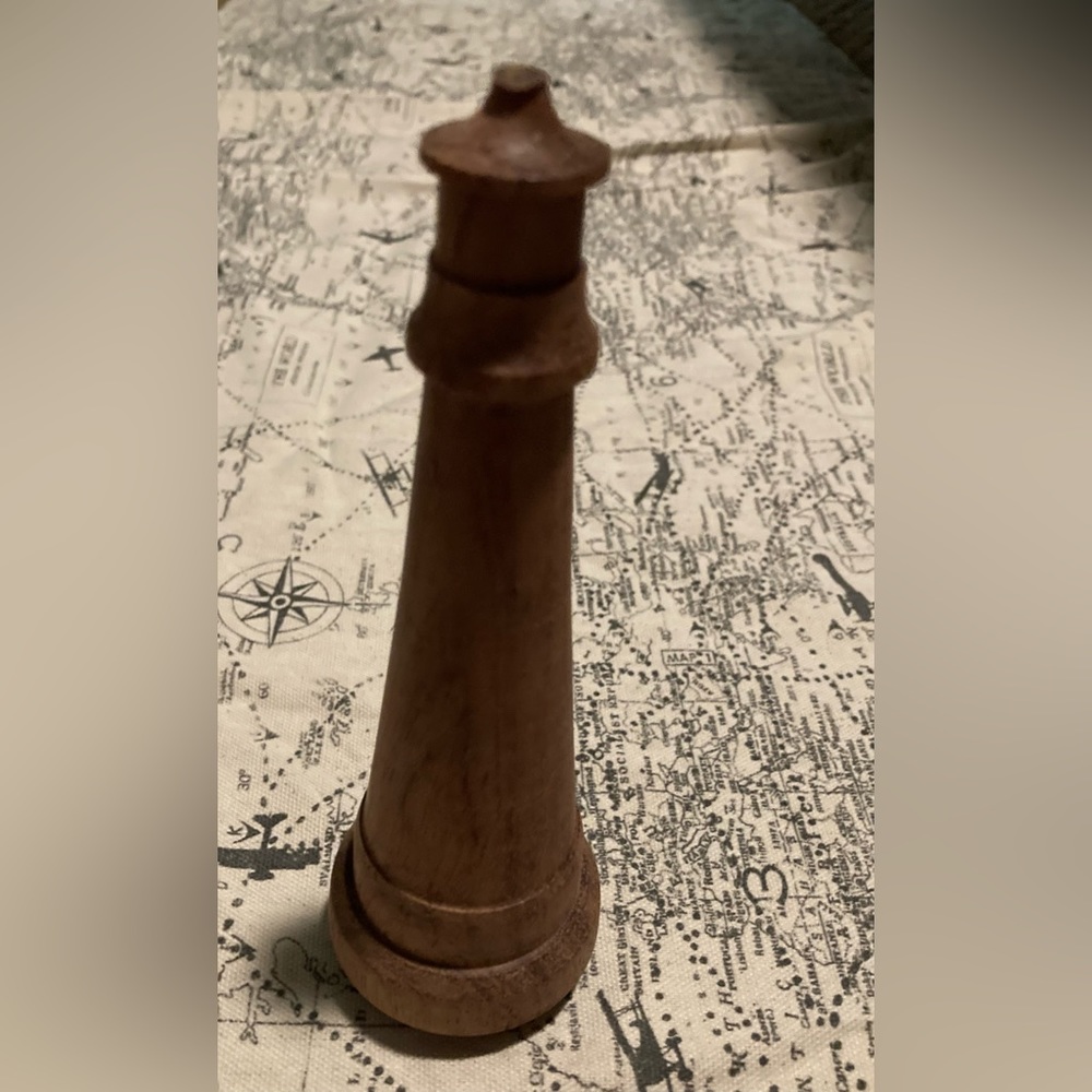 Handmade Cedar lighthouse